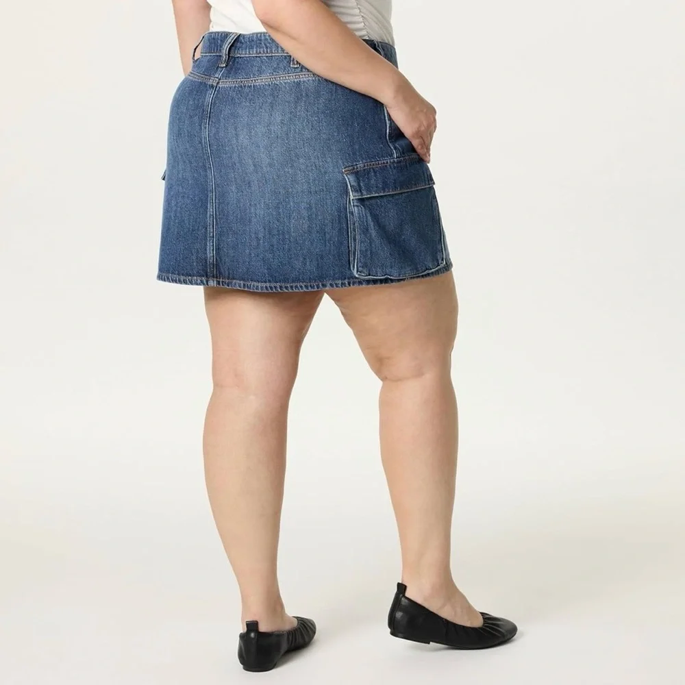The Drop - Liliya Cargo Mini Skirt - 3X Women - Picture 2 of 7